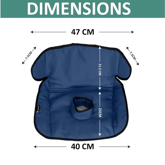 Lynmark Potty Training Car Seat Protector Cover Universal Fit Navy Blue - Picture 9 of 10